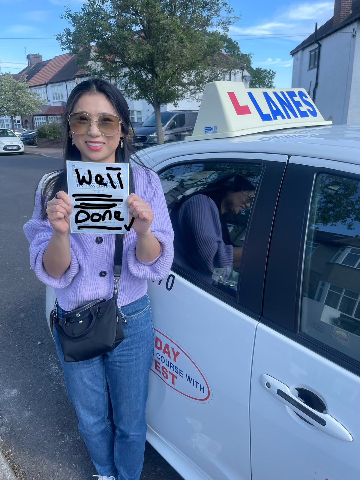Terry’s Driving School Bromley - Happy Customer 9 Happy learner driver at Terry’s Driving School in Bromley - customer photo 9